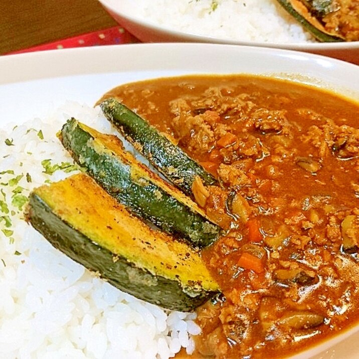 秋の味覚【南瓜とキノコの秋カレー】